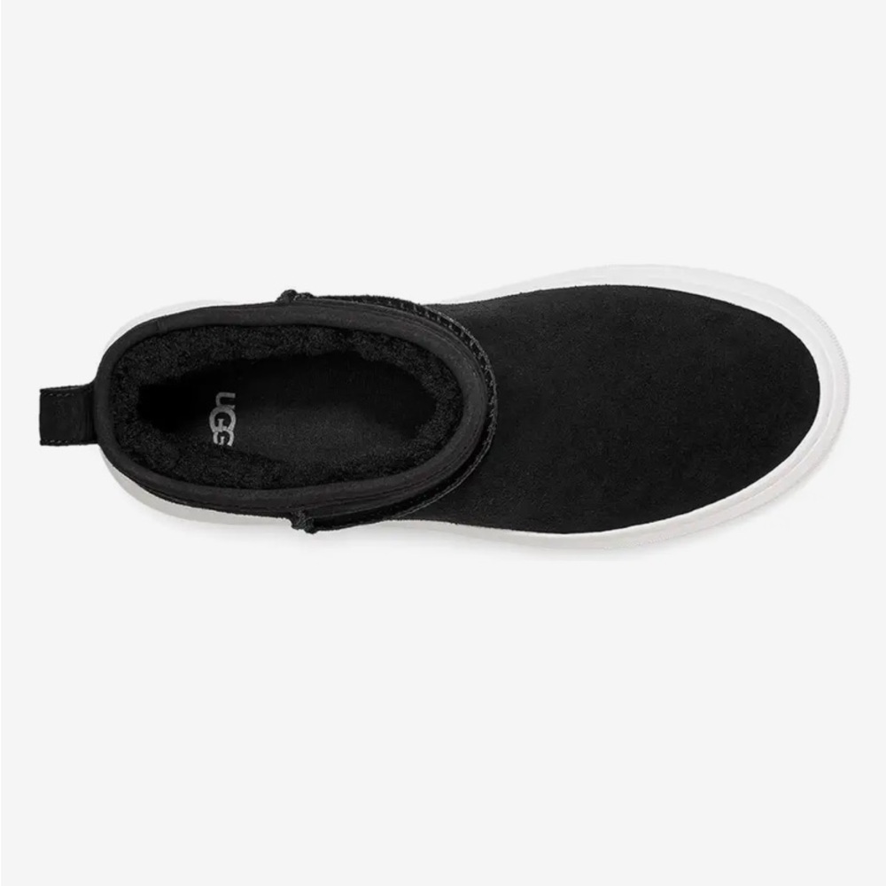 UGG Black Ankle Boots with White Sole - Picture 2 of 16